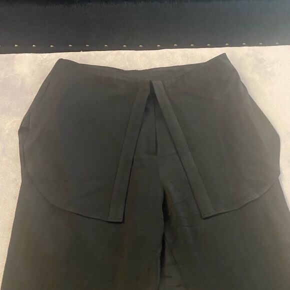 Hellessy Kooning satin trousers with shirttail overlay, size 10 - Picture 5 of 11